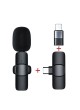 Proocam LC-6 Iphone and Android Lavalier Microphone Universal Plug Play Wireless Clip type-c with apple lightning adapter